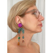 ROSALIE violet vert ambre 2 - Francine BRAMLI Paris