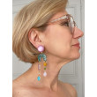 ROSALIE Multicolore Cristal & Pierres fines - Francine BRAMLI Paris
