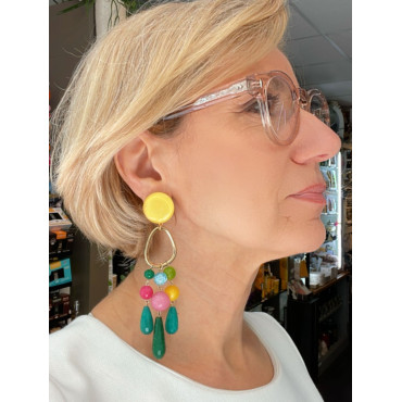 SUZY multico pierres fines - Francine BRAMLI Paris