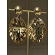PALME écaille onyx & doré - Francine BRAMLI Paris