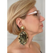 PALME écaille onyx & doré - Francine BRAMLI Paris