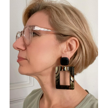 PAULA écaille onyx OP - Francine BRAMLI Paris