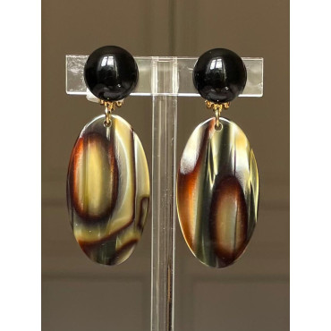 CASTANEA écaille onyx - Francine BRAMLI Paris