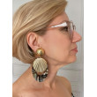 PALMITA écaille onyx & doré - Francine BRAMLI Paris