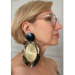 SOLEIL azalée écaille onyx & doré - Francine BRAMLI Paris