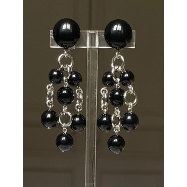 PIERRINE perles noires - Francine BRAMLI Paris