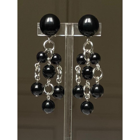 PIERRINE perles noires - Francine BRAMLI Paris