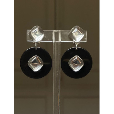 CHAPI noir & miroir blanc - Francine BRAMLI Paris