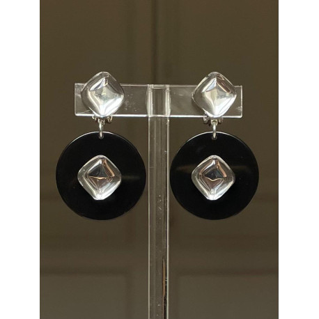CHAPI noir & miroir blanc - Francine BRAMLI Paris