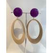 AZALEE beige & Violet - Francine BRAMLI Paris