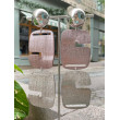 TWEED Gris, rose, argenté - Francine BRAMLI Paris