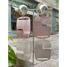 TWEED Gris, rose, argenté - Francine BRAMLI Paris