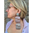TWEED Gris, rose, argenté - Francine BRAMLI Paris