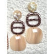 SANAE beige & doré rosé - Francine BRAMLI Paris
