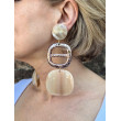 SANAE beige & doré rosé - Francine BRAMLI Paris
