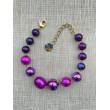 Collier OCTAVE perles Rose/fuchsia - FRANCINE BRAMLI Paris