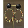AZALÉE écaille onyx - Francine BRAMLI Paris