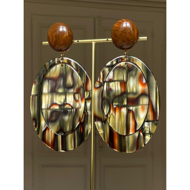 AZALÉE 2 écaille onyx - Francine BRAMLI Paris