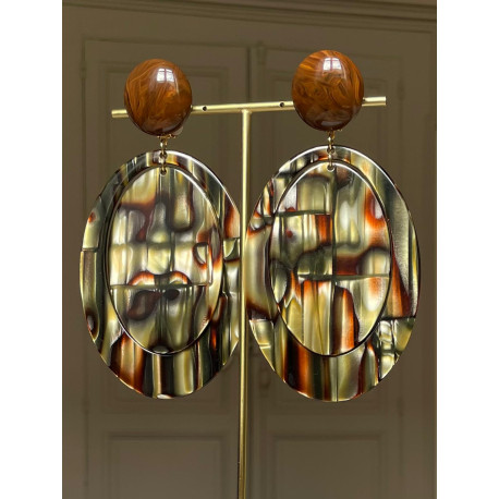 AZALÉE 2 écaille onyx - Francine BRAMLI Paris
