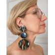 ARNICA LG écaille onyx & noir - Francine BRAMLI Paris