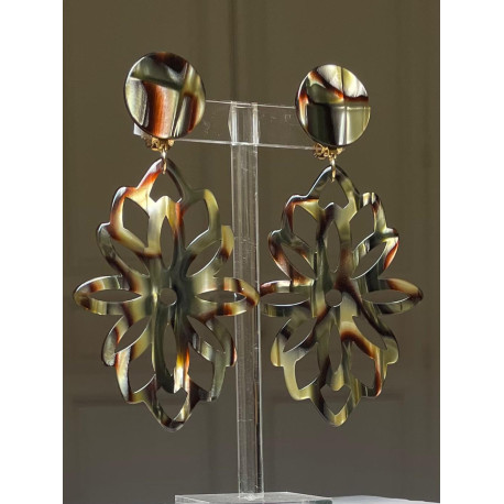 LA SOMPTUEUSE écaille onyx - Francine BRAMLI Paris
