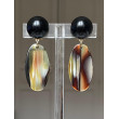 PLUME écaille onyx - Francine BRAMLI Paris