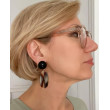 PLUME écaille onyx - Francine BRAMLI Paris