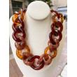 Collier FREDDY Maillons ambre - FRANCINE BRAMLI Paris