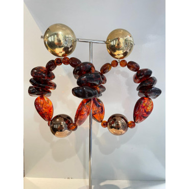 BASTILLES Ambre rouge - Francine BRAMLI Paris