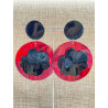 STELLA Noir & rouge - Francine BRAMLI Paris