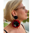 STELLA Noir & rouge - Francine BRAMLI Paris