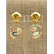 CLARA miroir champagne - Francine BRAMLI Paris