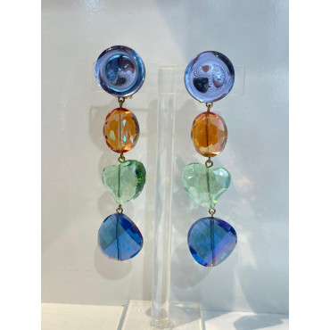LEA cristal multicolore - Francine BRAMLI Paris