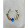 Bracelet LÉO cristal multicolore - Francine BRAMLI Paris