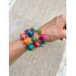 Bracelet STEEVE multicolore pierres fines - Francine BRAMLI Paris