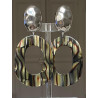 HABANERO Écaille onyx & argenté - Francine BRAMLI Paris