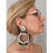 CLOE Octo écaille onyx & miroir - Francine BRAMLI Paris
