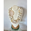 Sautoir ROBIN agate ivoire - FRANCINE BRAMLI Paris collier