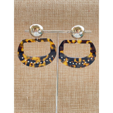 WISSALE MM écaille cloutée argent - Francine BRAMLI Paris