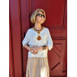Collier cordon JULES Marron ocre - FRANCINE BRAMLI Paris