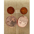 MIROIR cabochon pailleté - Francine BRAMLI Paris