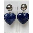 AMOUR coeur bleu marine - Francine BRAMLI Paris