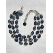Collier REGIS cristal noir - FRANCINE BRAMLI Paris