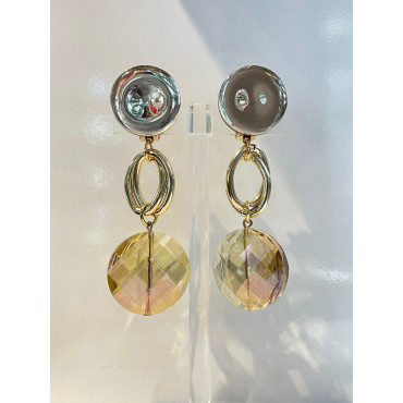 SUZANNA cristal Jaune - Francine BRAMLI Paris