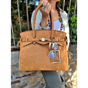 Sac MISS PLUS Suédine Camel - SAVE MY BAG