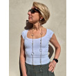 Collier YVES cristal blanc - FRANCINE BRAMLI Paris