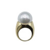 Bague TATIANA Dorée, Perle nacrée - Francine BRAMLI Paris