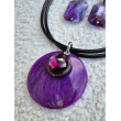 Collier cordon JULES Violet - FRANCINE BRAMLI Paris