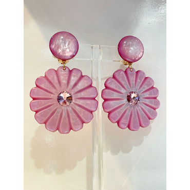 PENSEE S rose/lilas - Francine BRAMLI Paris