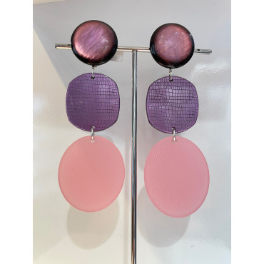 ROSALIA rose/violet - Francine BRAMLI Paris